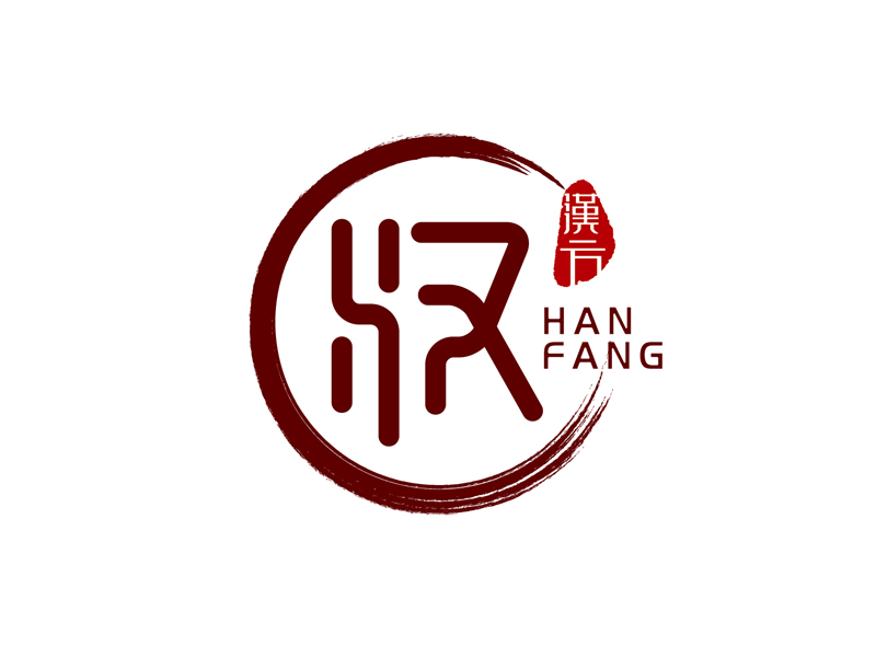 祝艷兵的HANFANG漢方logo設(shè)計