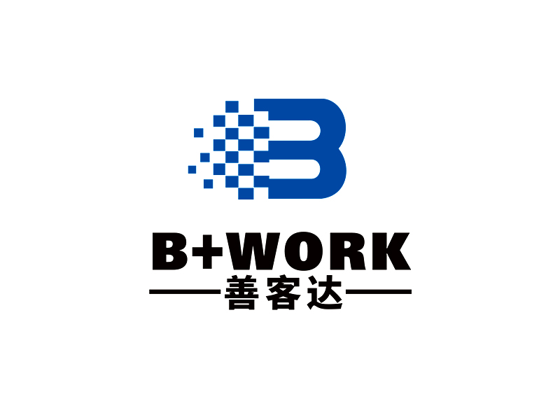 李杰的B+WORK  善客達(dá)logo設(shè)計(jì)