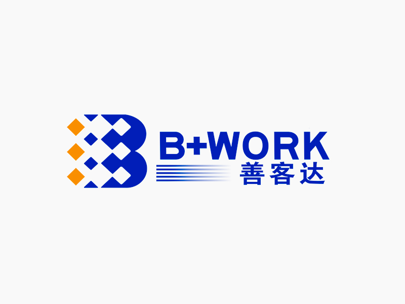 李杰的B+WORK  善客達(dá)logo設(shè)計(jì)