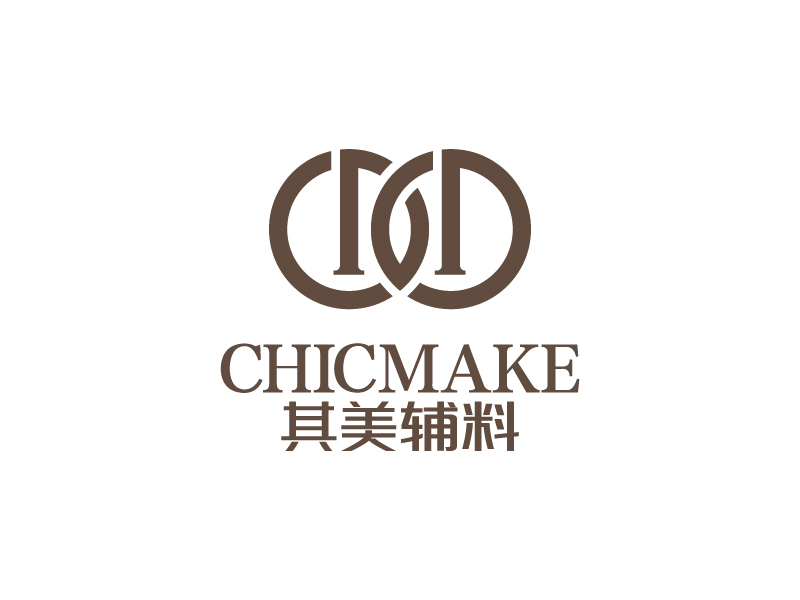 唐國強的其美輔料CHICMAKElogo設(shè)計