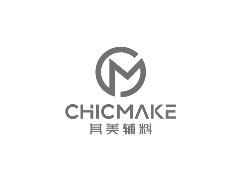 張俊的其美輔料CHICMAKElogo設(shè)計