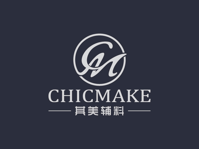 王濤的其美輔料CHICMAKElogo設(shè)計