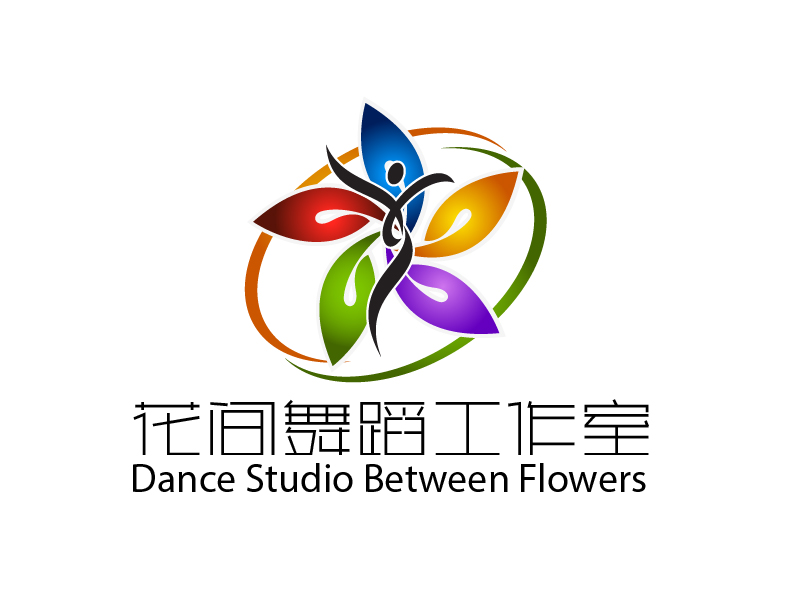 曉熹的花間舞蹈工作室logo設(shè)計