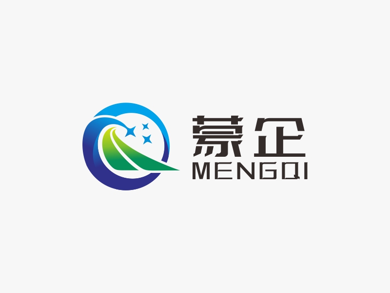 鄧建平的蒙企logo設計