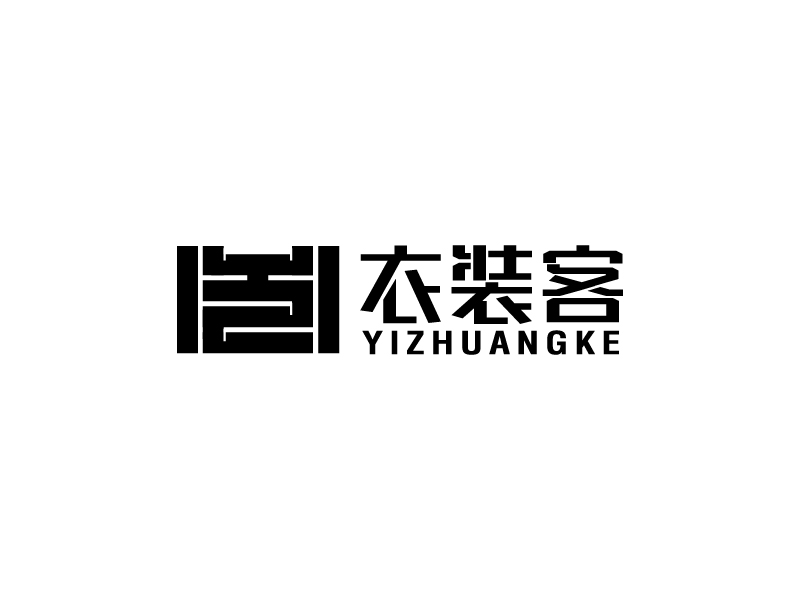 楊忠的衣裝客logo設(shè)計