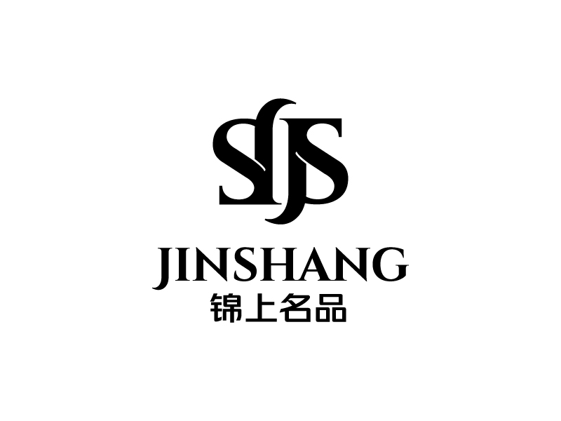 楊忠的錦上名品logo設(shè)計