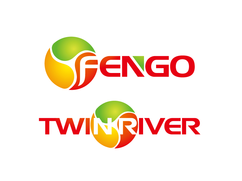 張俊的FENGO 和 TWIN RIVERlogo設計