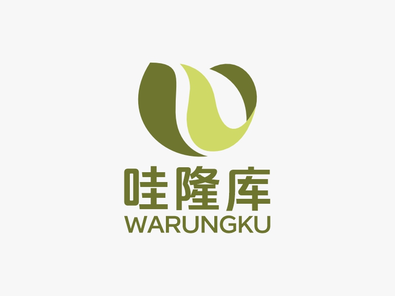 Warungku哇隆庫logo設(shè)計