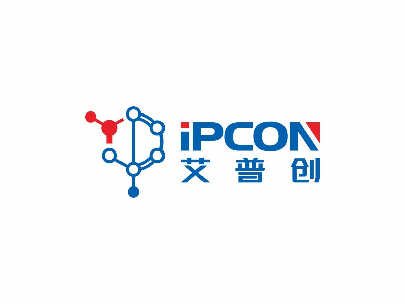 何嘉健的IPCON 艾普創(chuàng)logo設計